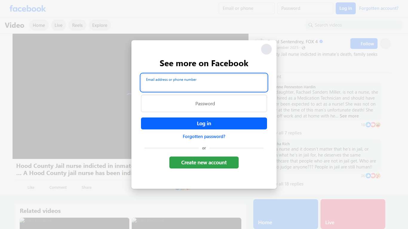 Hood County Jail nurse indicted in inmate’s death, family seeks answers … A Hood County jail nurse has been indicted by a grand jury in connection with the in-custody death of inmate Michael Turner Jr. in April. The indictment accuses Nurse Rachel Sanders Miller of failing to get medical care for Turner after being informed he was in distress. The indictment of jail staff in a custody death is considered highly rare by jail watchdogs in Texas, despite over 130 custody deaths reported this year. 